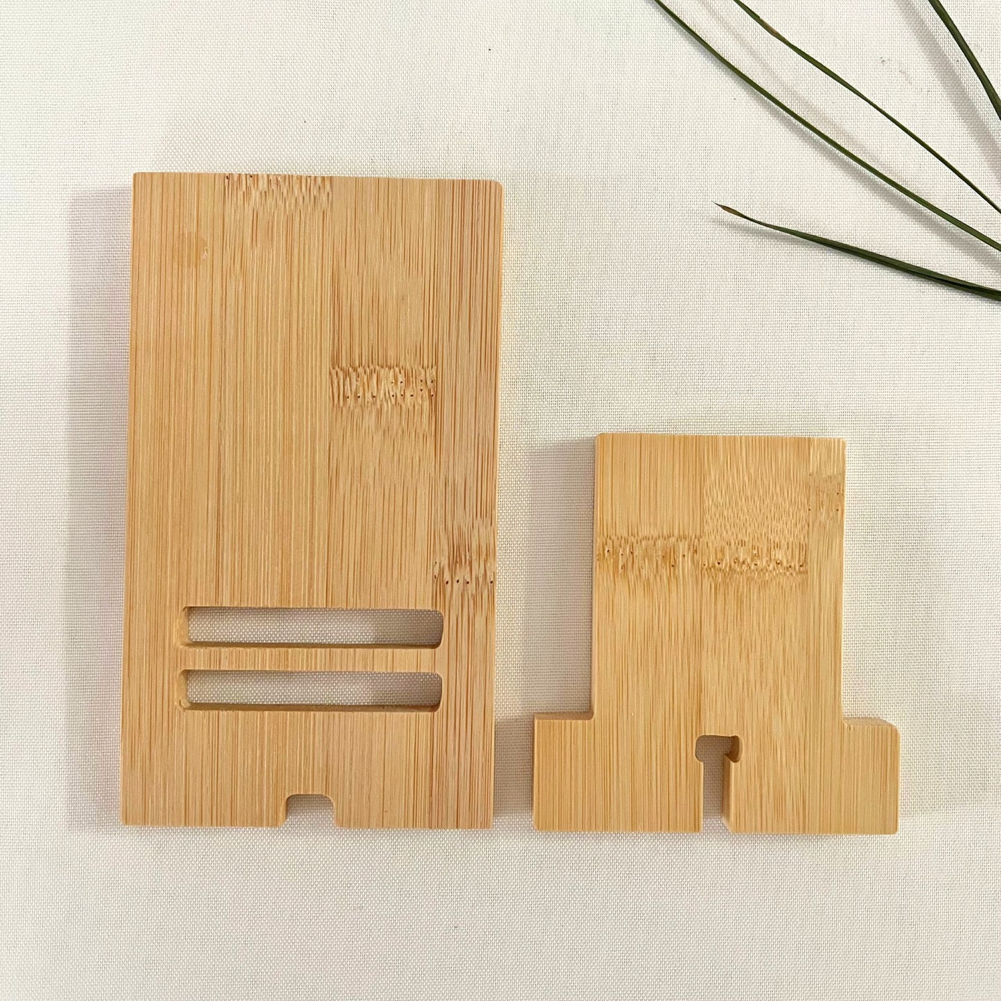 Bamboo Phone Stand - Engraved