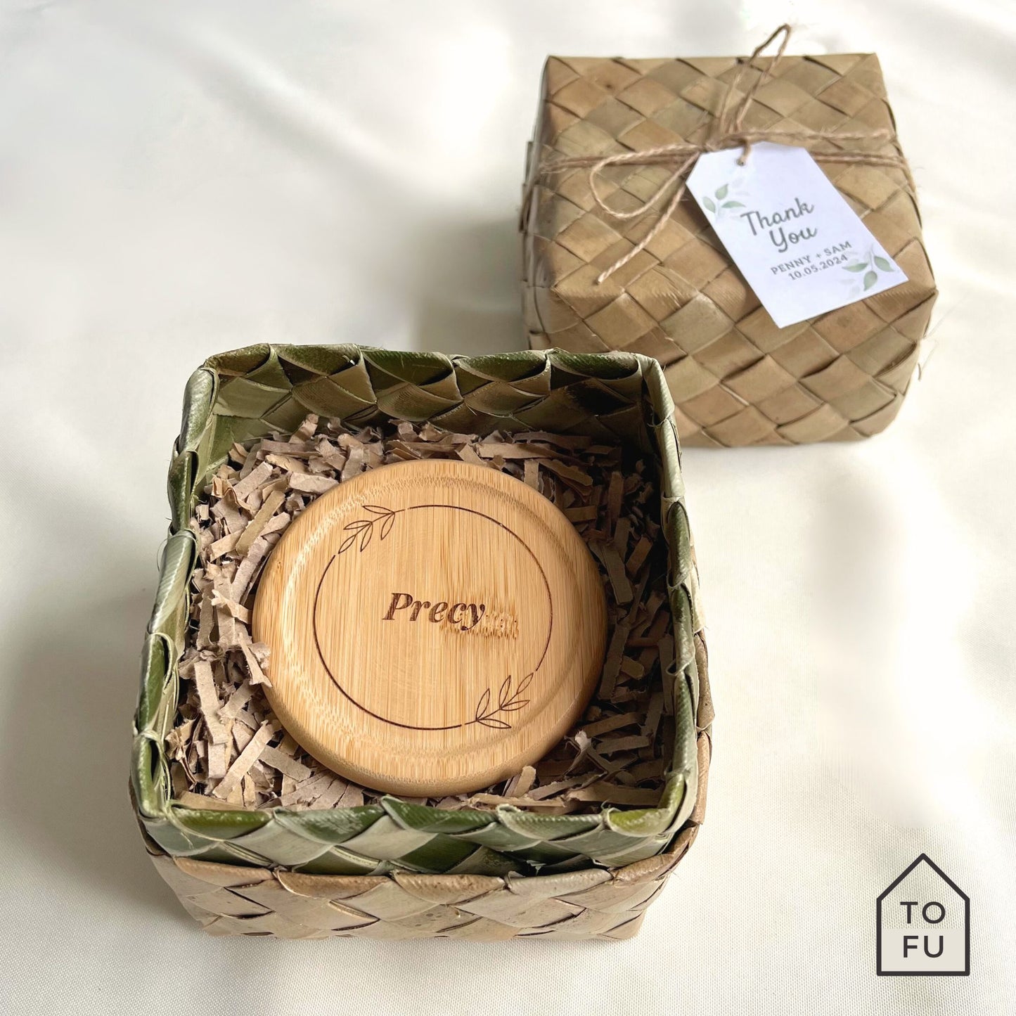 Bamboo Coaster - Logo/Full Engraving