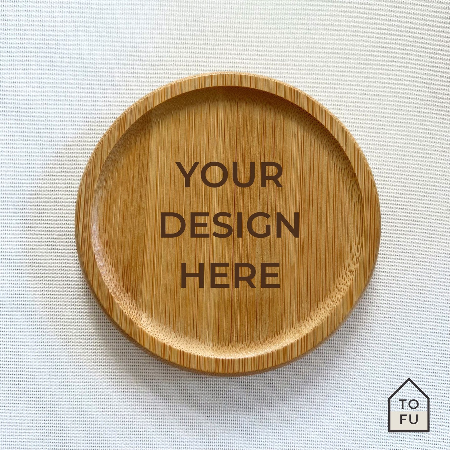 Bamboo Coaster - Logo/Full Engraving