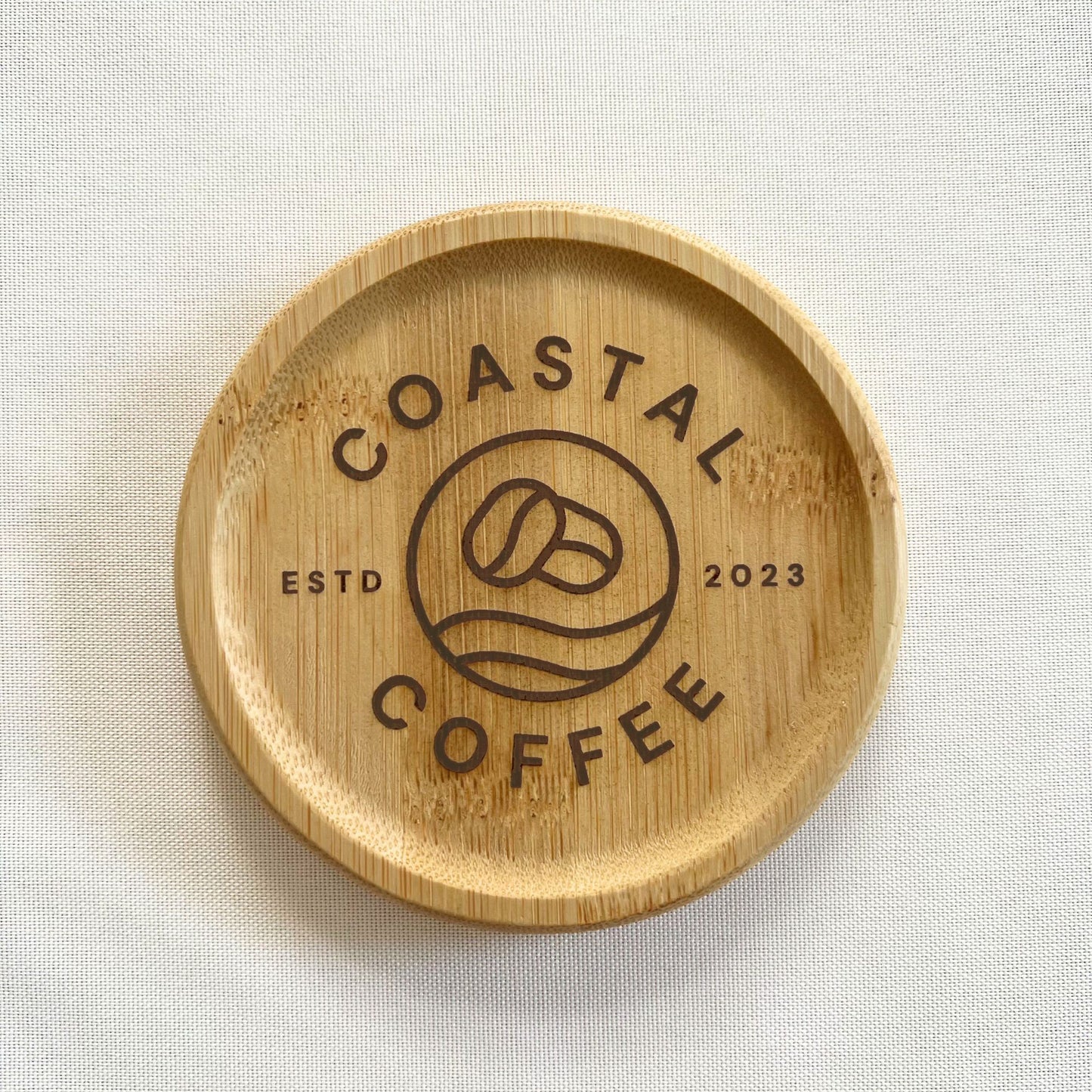 Bamboo Coaster - Logo/Own Design Engraved