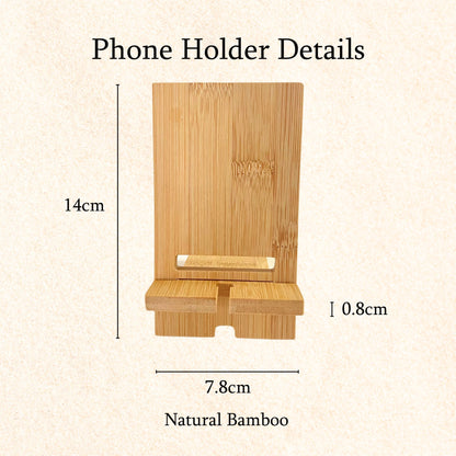 Bamboo Phone Stand - Plain