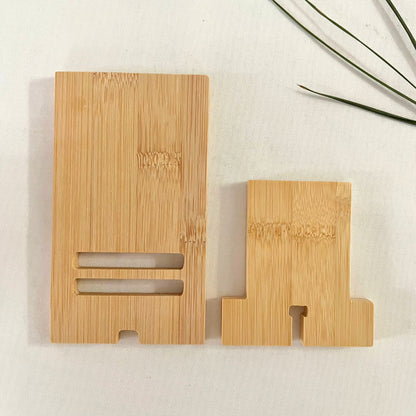Bamboo Phone Stand - Plain