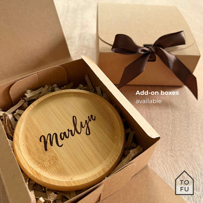 Bamboo Coaster - Logo/Full Engraving
