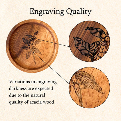 Wood Coaster - Engraved