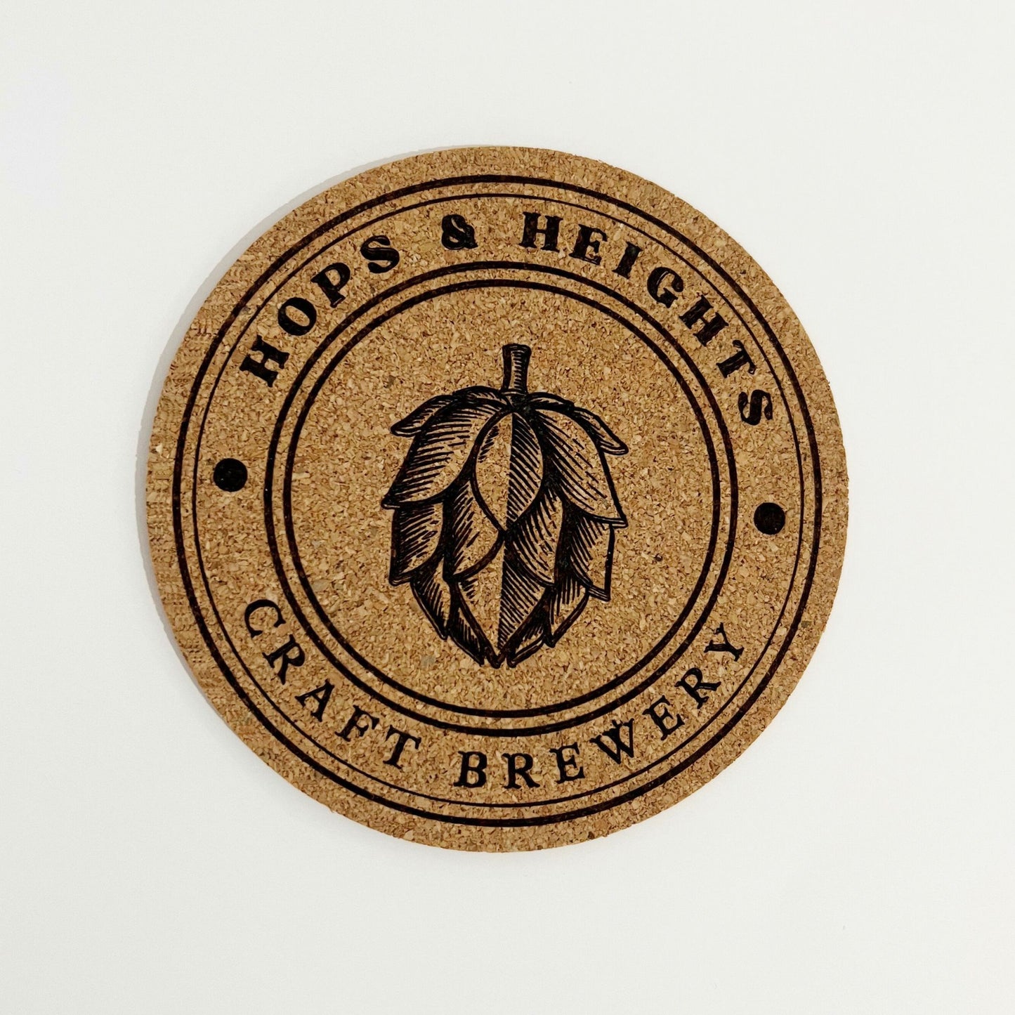 Cork Coaster - Logo/Own Design Engraved