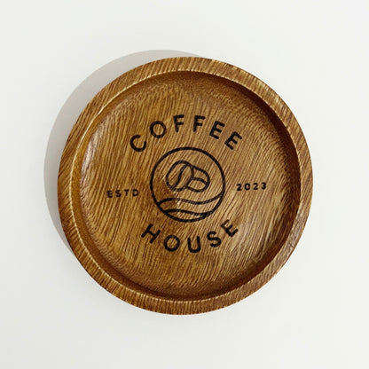 Wood Coaster - Logo/Own Design Engraved