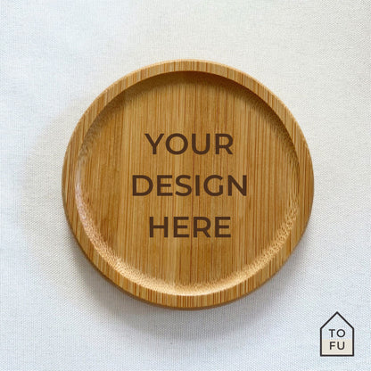 Bamboo Coaster - Logo/Full Engraving