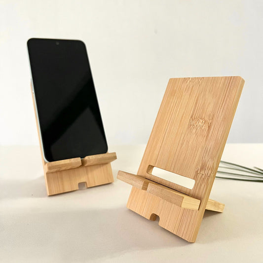 Bamboo Phone Stand - Plain